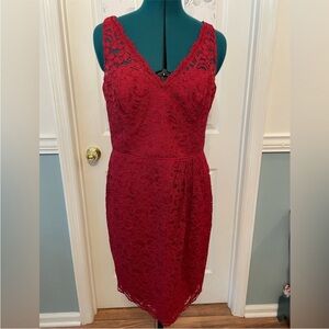 David’s Bridal Party/Cocktail Dress, Size 12, Apple Color